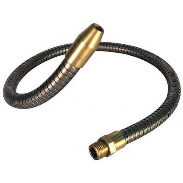 Gray 12 in.L 1/4 in.Pipe Coolant Hose 